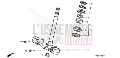 TIGE DE DIRECTION ST1100X de 1999
